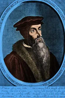 1564 Prints: John Calvin, French Theologist