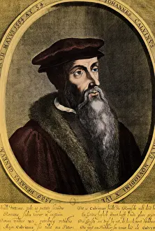 1564 Prints: John Calvin, French Theologist