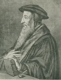 John Prints: John Calvin, French Theologist