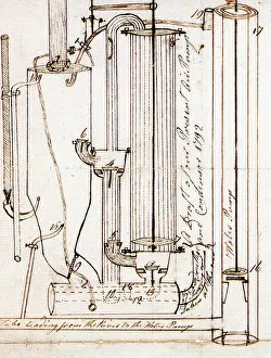Patent Prints: John Fitch, Air Pump and Condenser, 1792