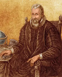 16th Prints: John Napier, Scottish Mathematician