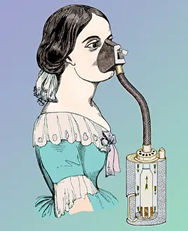 Mask Prints: John Snow's Chloroform Inhaler, 1850s