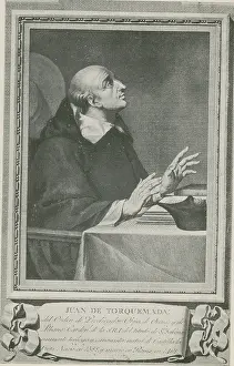 Religious Prints: Juan de Torquemada, Spanish Catholic Cardinal