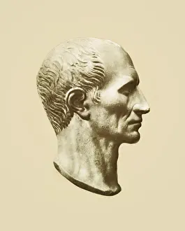 Sculpture Prints: Julius Caesar, Roman General and Statesman