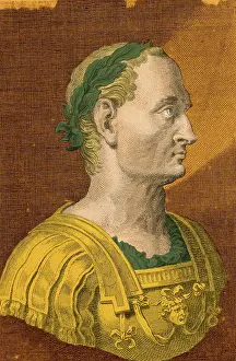 Roman Prints: Julius Caesar, Roman General and Statesman