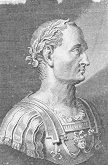 Roman Prints: Julius Caesar, Roman General and Statesman