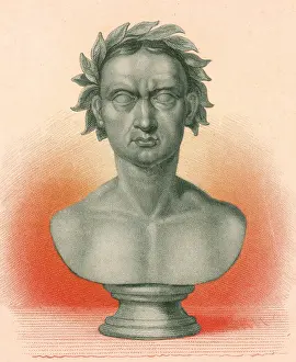 Roman Prints: Julius Caesar, Roman General and Statesman