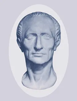 Roman Prints: Julius Caesar, Roman General and Statesman