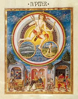 Religious Prints: Jupiter, Roman God of Sky and Thunder