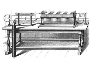 Agricultural Prints: Justus von Liebig, Combustion Apparatus