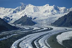 Geologic Prints: Kennicott Glacier, Wrangell-St. Elias National Park, Alaska