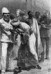 Hunter Prints: King Riouga and Samuel Baker, 1869