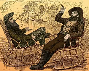 Cowboys, American West Prints: Kit Carson and Buffalo Bill, American Frontiersmen