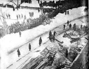 Theater Prints: Knickerbocker Storm Damage, 1922