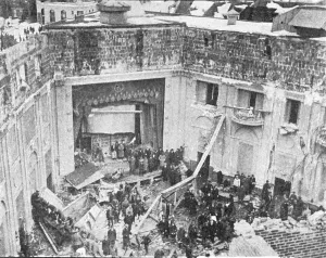Theater Prints: Knickerbocker Storm Damage, 1922