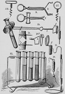 Object Prints: Laboratory Equipment Illustration