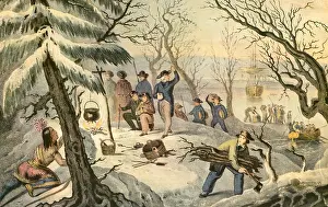 Freedom Prints: Landing of the Pilgrims at Plymouth Rock, 1620