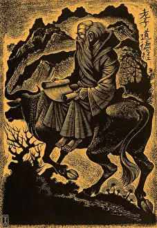 Taoism Prints: Laozi, Ancient Chinese Philosopher