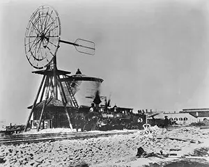 Locomotion Prints: Laramie Rail Yards, c. 1867