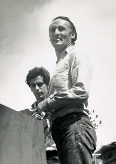 Lincoln Prints: Larry Rivers Painting with Son, Lincoln Square, 1963
