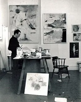 Manhattan Prints: Larry Rivers in His Studio, 1964