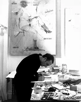 Manhattan Prints: Larry Rivers in His Studio, 1964