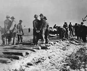 Track Prints: Laying Tracks, 1868
