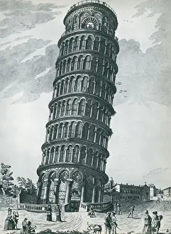 Experiments Prints: Leaning Tower of Pisa