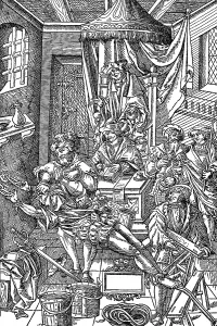 Cruelty Prints: Legal Torture, Forced Ingestion of Water, 1541