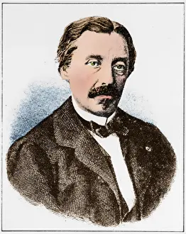 France Prints: Leon Foucault, French Physicist