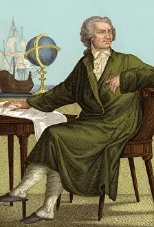 Theorist Prints: Leonhard Euler, Swiss Mathematician