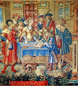 Arts Prints: Liberal Arts, The Arithmetic, 16th Century