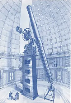 Observatory Prints: Lick observatory, Mount Hamilton, CA
