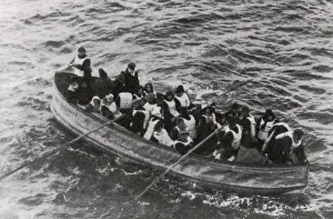 Titanic Prints: Lifeboat Rescuing Voyager off Titanic