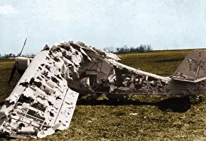 Aircraft Prints: Light Aircraft after Hailstorm