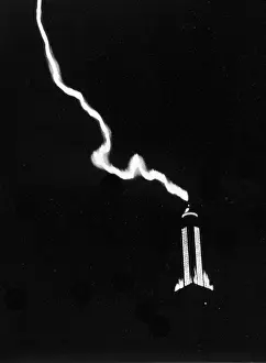 Strong Prints: Lightning Strikes Empire State Building, 1934