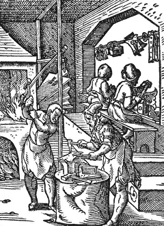 Forge Prints: Locksmith, Medieval Tradesmen