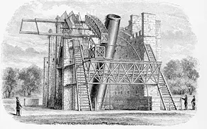 Reflecting Prints: Lord Rosse's 72-inch Reflecting Telescope, 1845