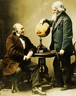 Science Prints: Louis Agassiz and Benjamin Peirce