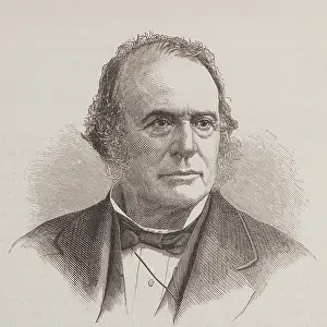 Etching Prints: Louis Agassiz, Swiss-American Polymath