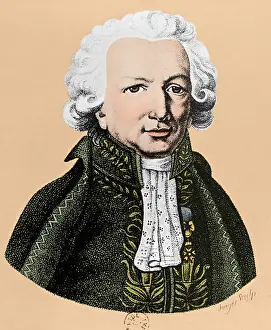 Etching Prints: Louis-Antoine de Bougainville, French Explorer
