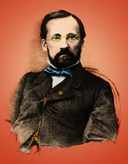 Microbiologists Prints: Louis Pasteur, French Microbiologist
