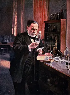 Microbiologists Prints: Louis Pasteur, French Microbiologist