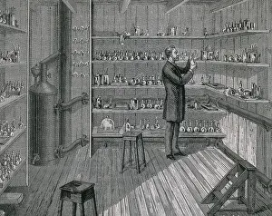 Microbiologists Prints: Louis Pasteur in Hot Room, 1884