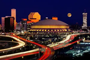 Cities Prints: Louisiana Superdome, New Orleans