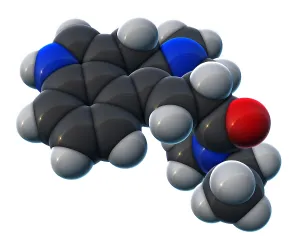 Atomic Prints: LSD Molecular Model