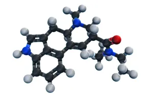 Atomic Prints: LSD Molecular Model