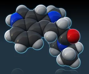 Atomic Prints: LSD Molecular Model