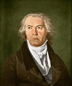 Pianist Prints: Ludwig van Beethoven, German Composer