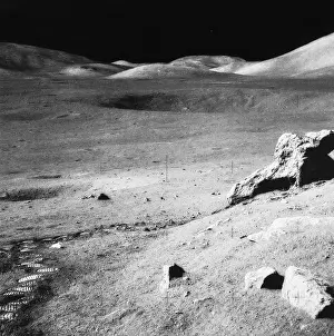 Rock Prints: Lunar landscape, Apollo 17 Mission